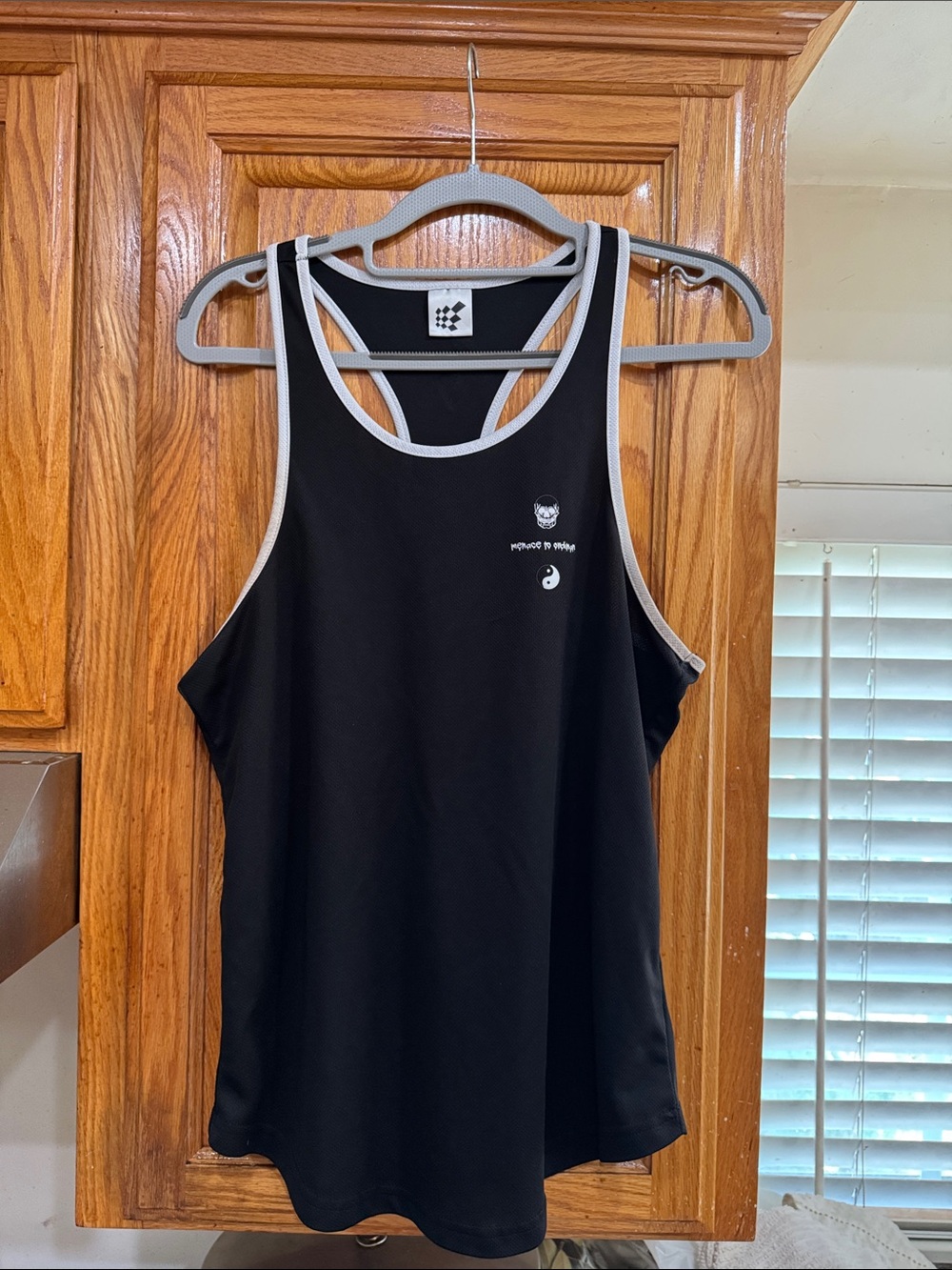 MEN’s JedNorth Black Tank Top with White Trim size SMALL (36-38)